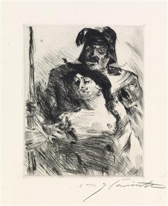 LOVIS CORINTH Two portfolios.